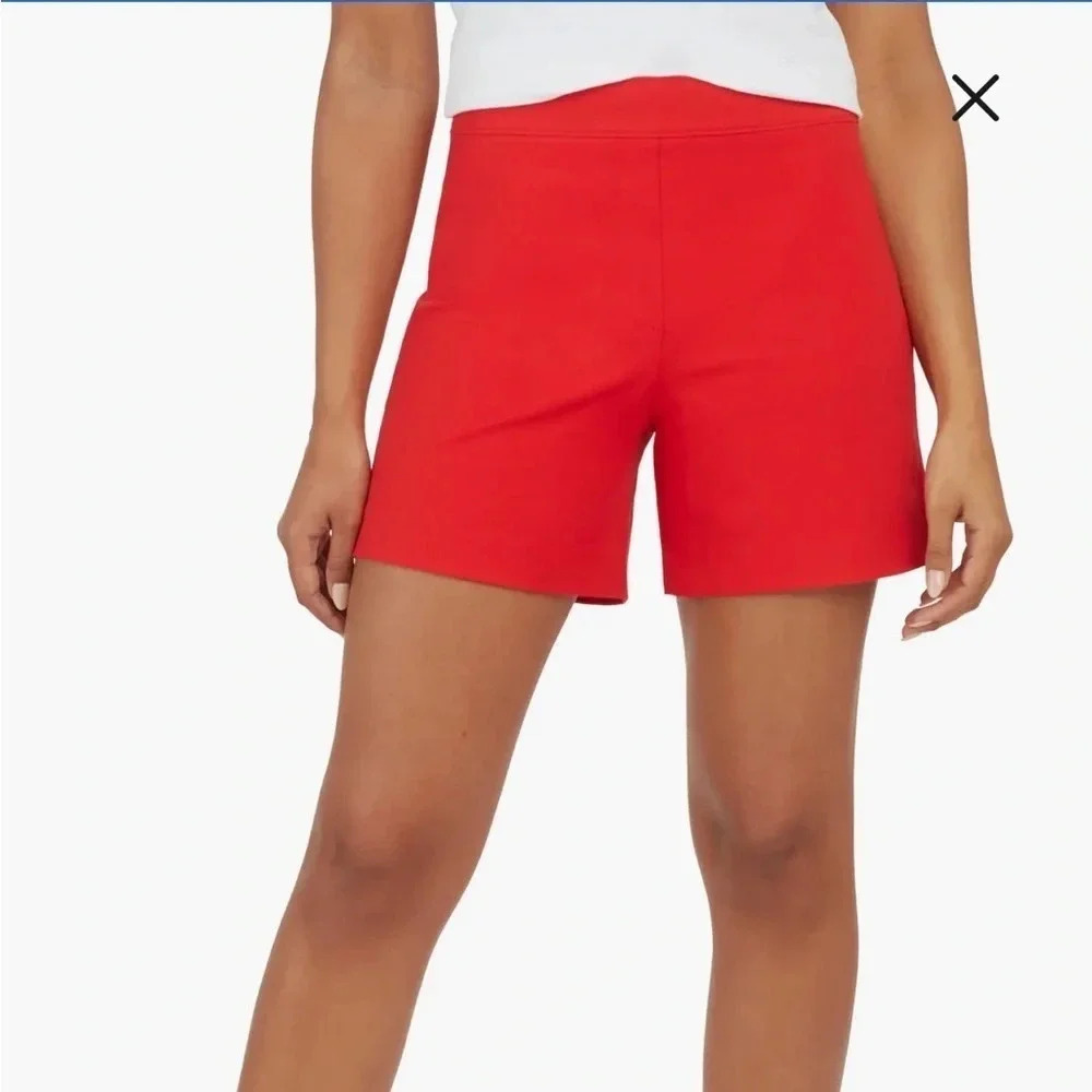 Spanx On The  Go 4-Way Stretch 6 inch red shorts size 2X